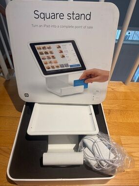 Stand Tablet POS Dock – White